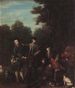 John Wootton The Shooting Party oil painting reproduction